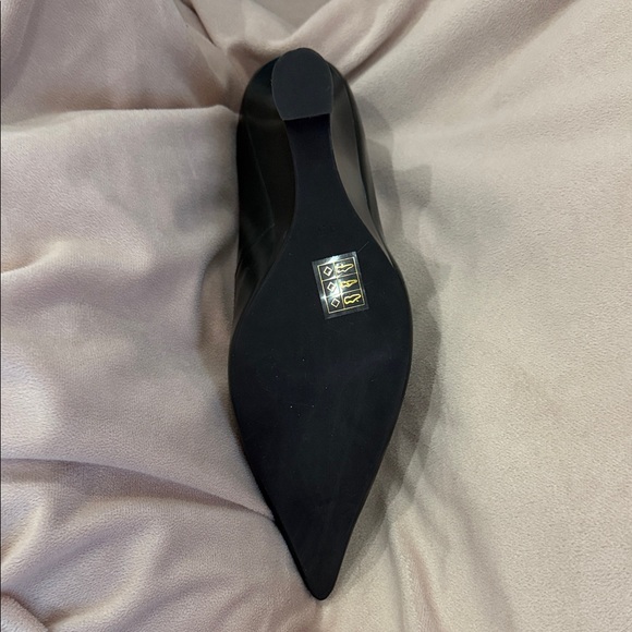 Jeffrey Campbell Dark Green Leather Wedges - Picture 3 of 3